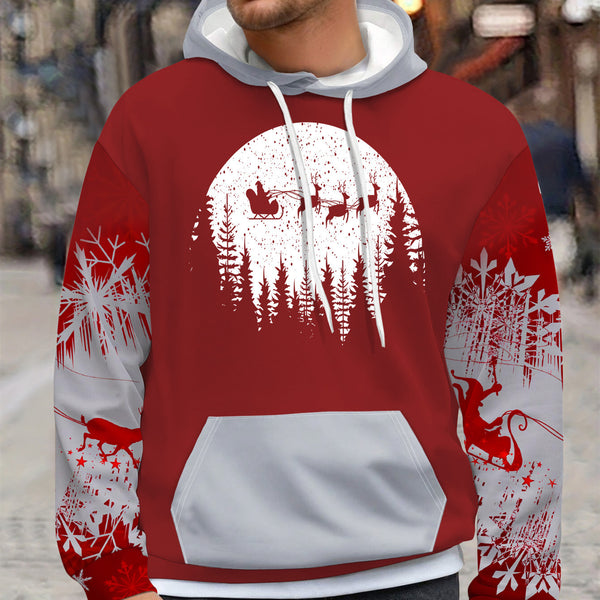 Men's Fashion Wear Sweater Christmas Digital Printing